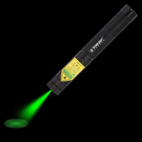 Starlight G1 Pro grüner Laserpointer mit sichtbarem Laserstrahl im Dunkeln