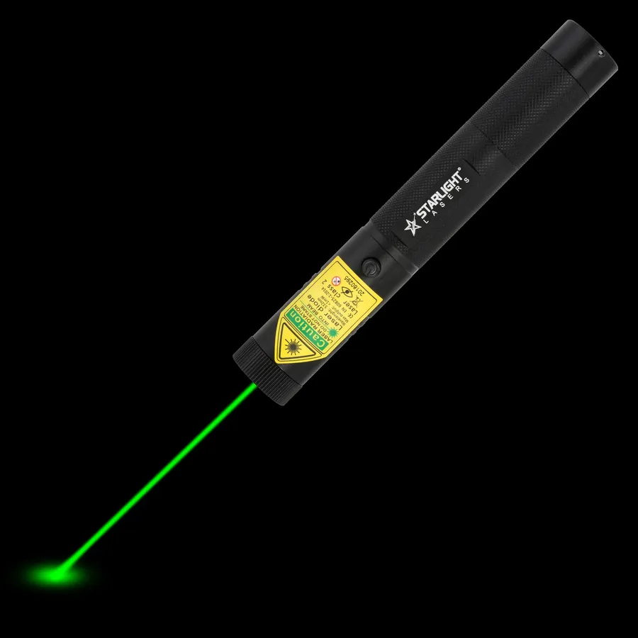 Starlight G3 Pro grüner Laserpointer mit sichtbarem Laserstrahl im Dunkeln