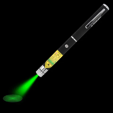 Starlight X2 grüner Laserpointer mit sichtbarem Laserstrahl im Dunkeln