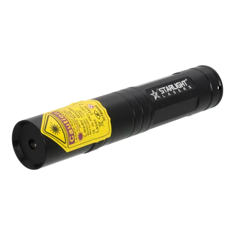 Starlight V2 Pro kompakter violetter Laserpointer von der Seite gesehen