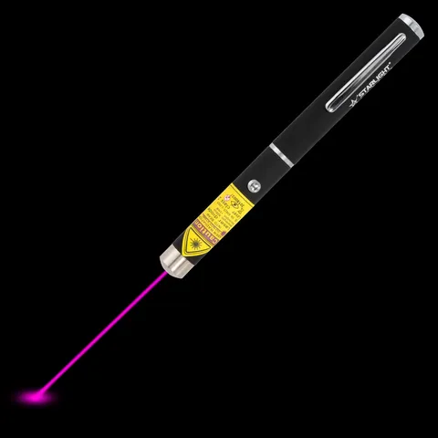 Starlight Z1 violetter Laserpointer Stift mit sichtbarem Laserstrahl im Dunkeln