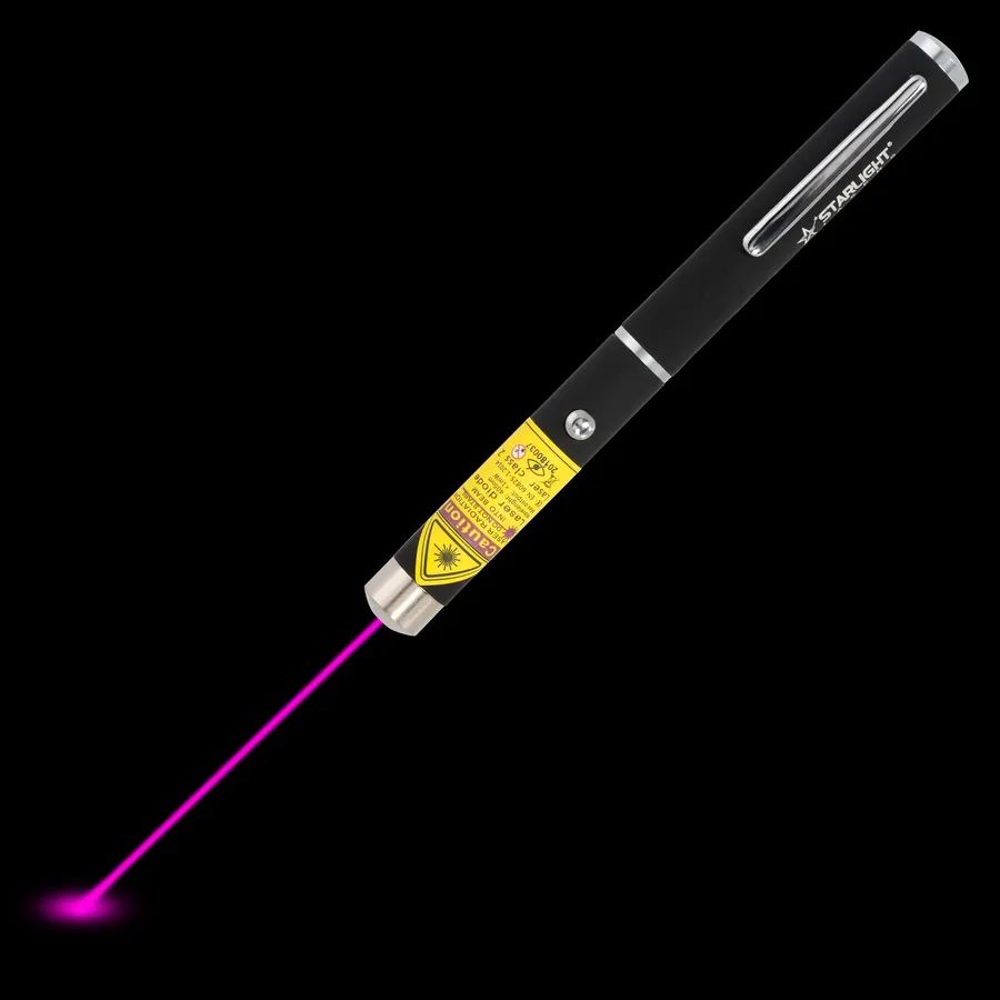 Starlight Z1 violetter Laserpointer Stift mit sichtbarem Laserstrahl im Dunkeln